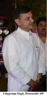 Udaypratap Singh, Honourable MP at the Reception of Jai Singh and Shradha Singh on 7th May 2013.jpg